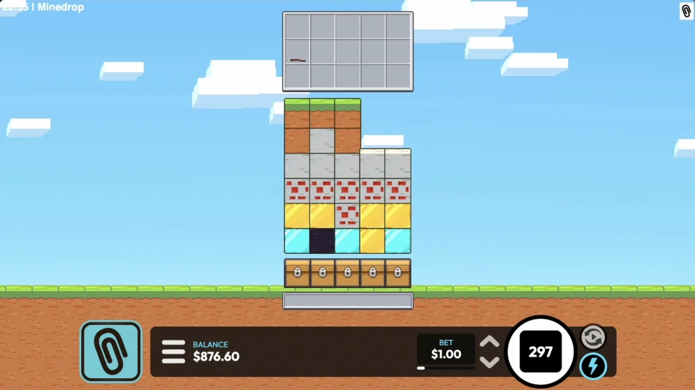 MineDrop gameplay